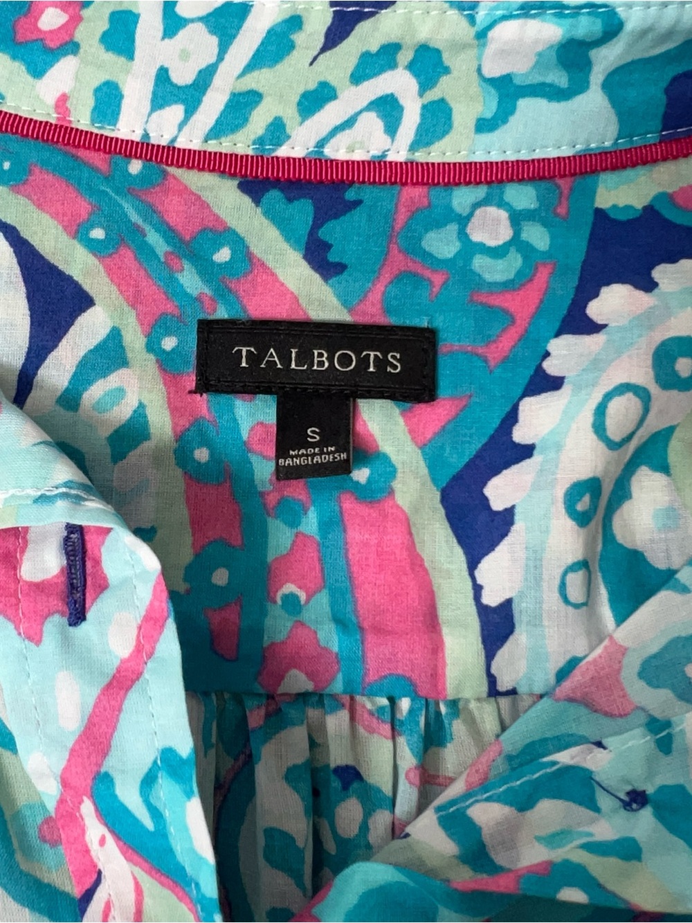 Talbots summer button down - Picture 2 of 3